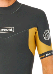 Rip Curl Mens Dawn Patrol 2mm Short Sleeve Back Zip Spring Suit