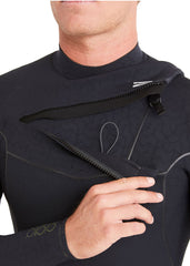 Billabong Mens 3/2mm Furnace Natural Chest Zip Long Sleeve Steamer Wetsuit