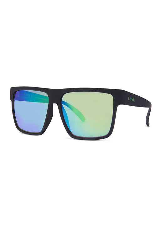 Liive Vision X Wrath X - Mirror Polarised Matt Black Sunglasses