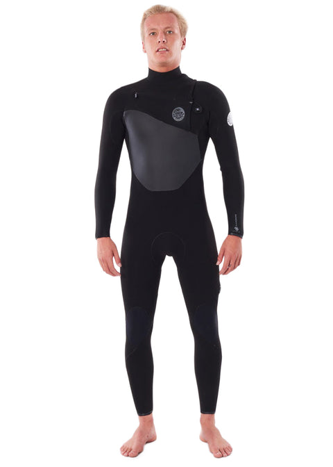 Rip Curl Mens Flashbomb 3/2mm GB Chest Zip Steamer Wetsuit