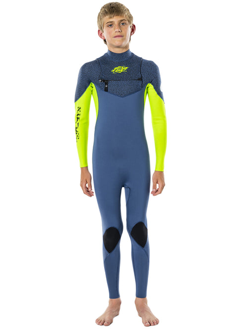 Rip Curl Youth Dawn Patrol 3/2mm Chest Zip Steamer Wetsuit
