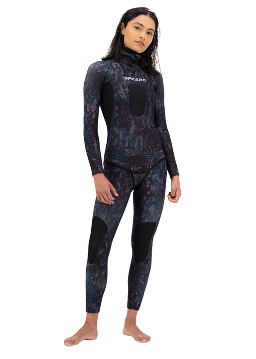 Spearo Womens 7 Seas 5mm Lined 2 Piece Wetsuit