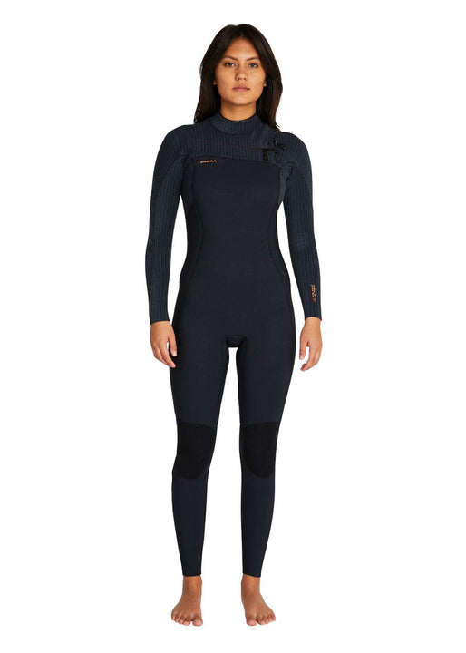 ONeill Womens Hyperfreak Fire 3/2mm Chest Zip Steamer Wetsuit