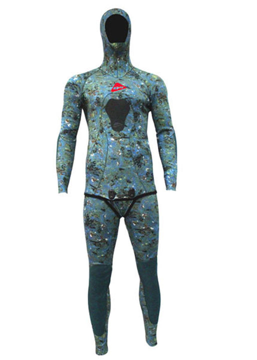 Ocean Hunter Mens Cell 3.5mm Open Cell 2 Piece Wetsuit