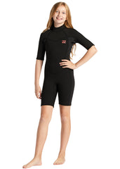 Billabong 2mm Girls SYNERGY Back Zip Spring Suit Wetsuit
