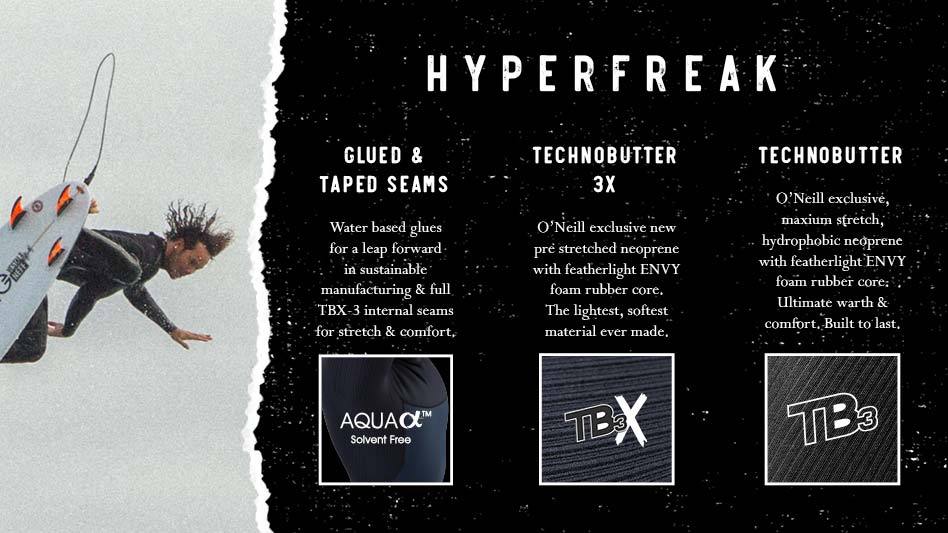 O'Neill Hyperfreak Wetsuits