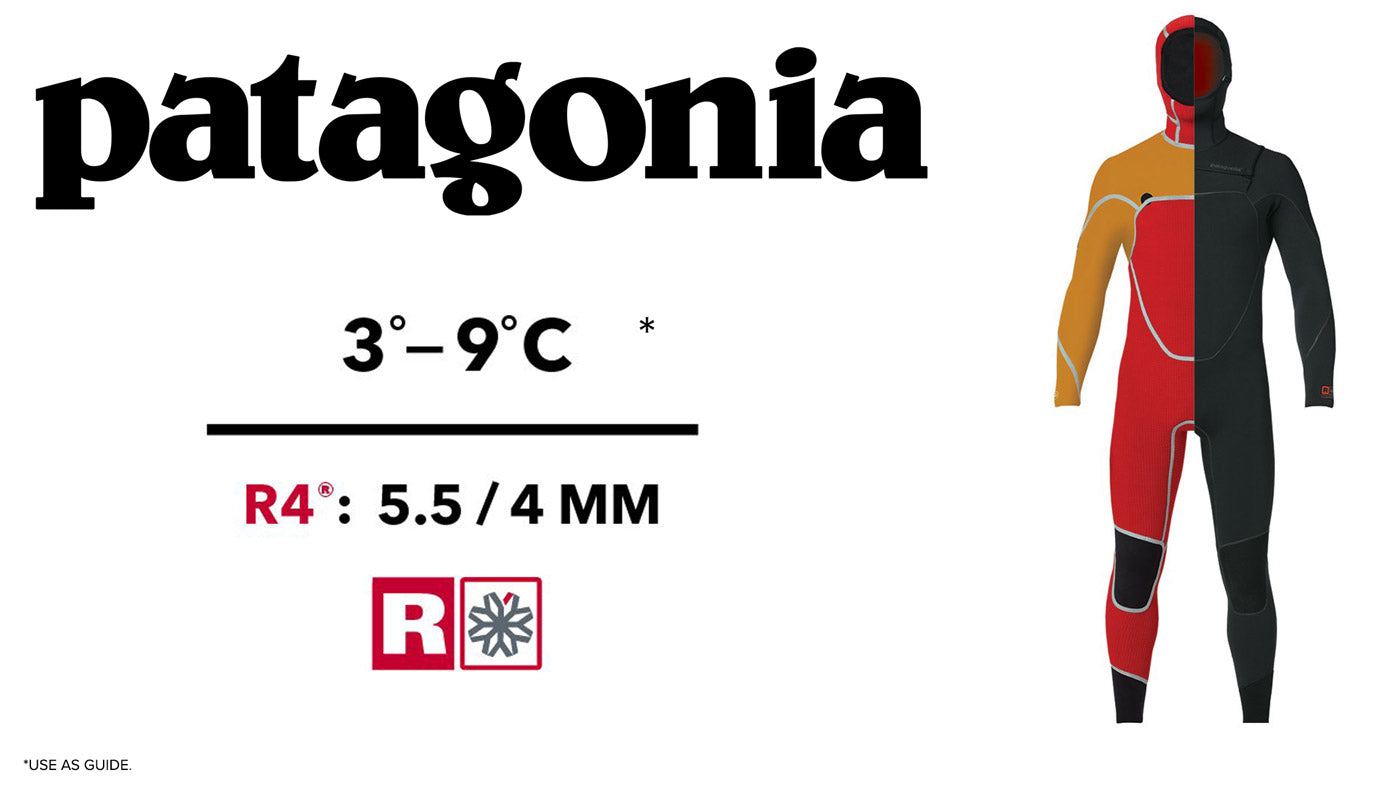 Patagonia R4 Wetsuits, Boots, Hoods and Gloves