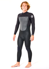 Rip Curl Mens Omega 4/3mm BZ GBS Steamer Wetsuit