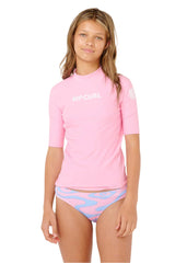 Rip Curl Girls Classic SS Lycra Rash Guard