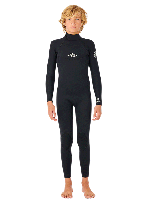 Rip Curl Jnr Dawn Patrol 4/3mm Back Zip GBS Steamer Wetsuit