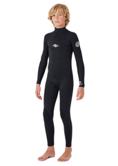 Rip Curl Jnr Dawn Patrol 4/3mm Back Zip GBS Steamer Wetsuit