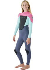 Rip Curl Girls Omega 3/2mm E-Stitch Back Zip Steamer Wetsuit