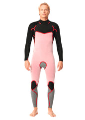 Rip Curl Mens Dawn Patrol Back Zip 4/3mm GBS Steamer Wetsuit