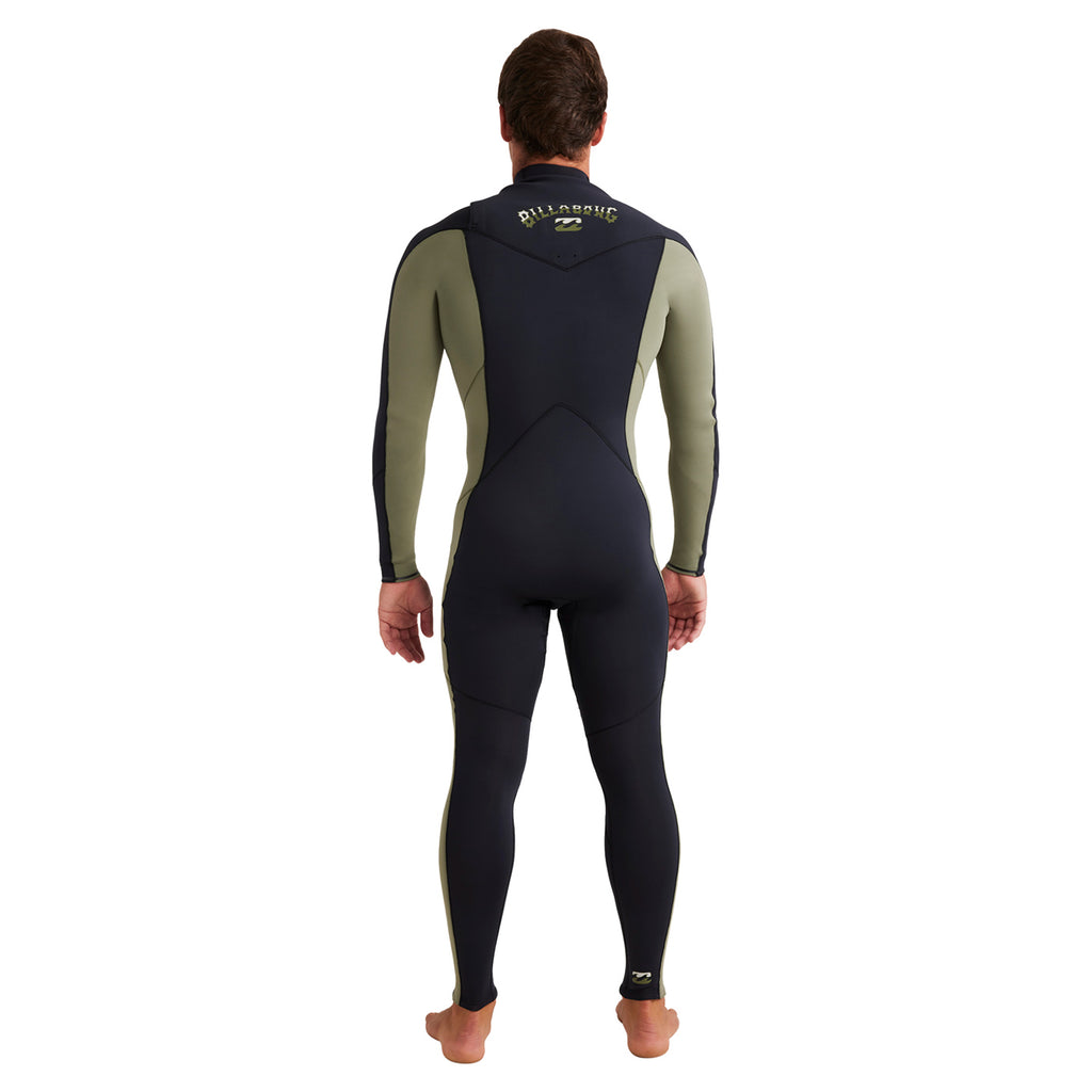 Billabong Mens Absolute CZ 3/2mm Steamer Wetsuit S / Military