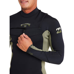 Billabong Mens Absolute CZ 3/2mm Steamer Wetsuit S / Military