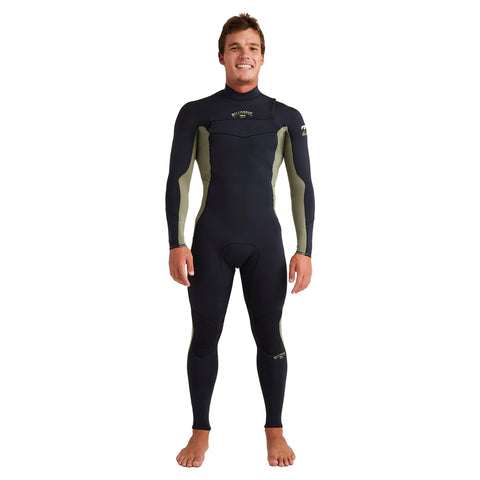 Billabong Mens Absolute CZ 3/2mm Steamer Wetsuit S / Military