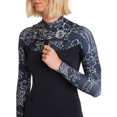 Billabong Womens Salty Dayz 3/2mm CZ Steamer Wetsuit XS / Black/Navy