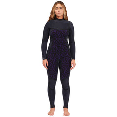 Billabong Womens Synergy 3/2mm CZ Steamer Wetsuit XS / Black