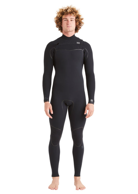 Billabong Mens Furnace Comp 2mm Chest Zip Steamer Wetsuit