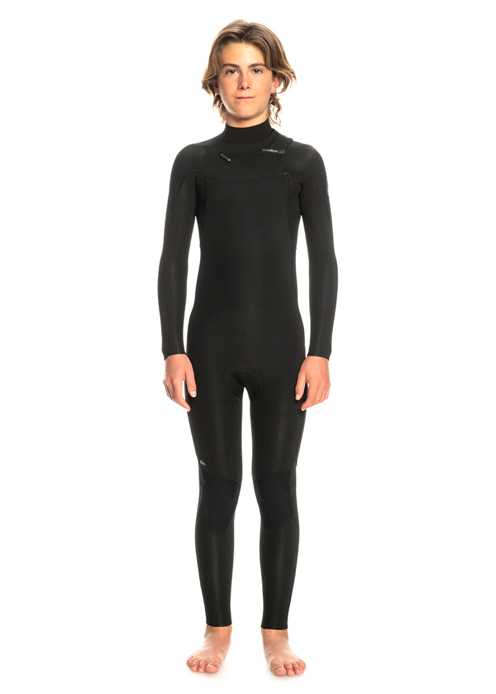 Quiksilver Boys Everyday Sessions 3/2mm CZ Steamer Wetsuit 8 / Black