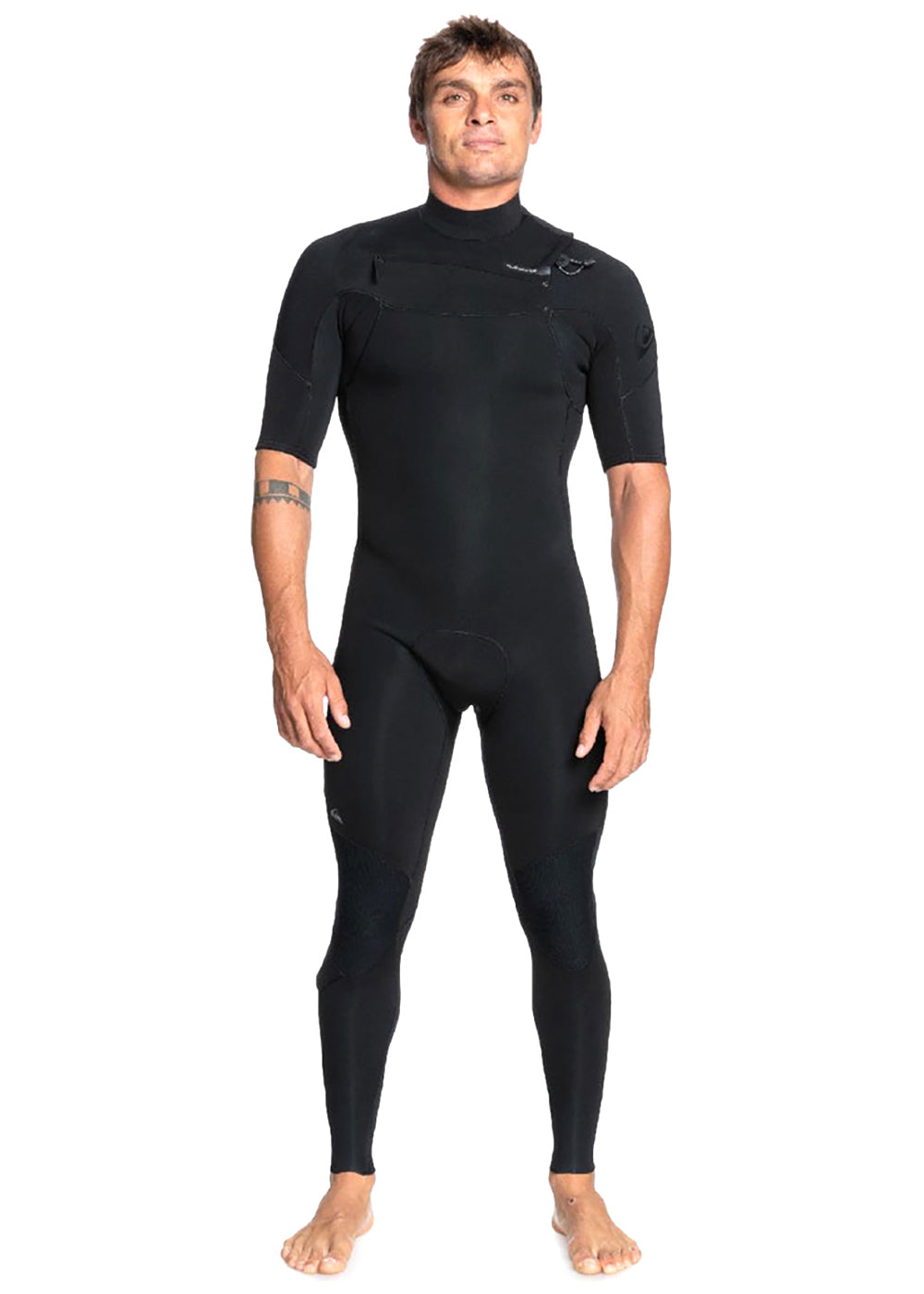 Quiksilver Mens Everyday Sessions 2mm CZ SS Steamer Wetsuit S / Black