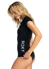 Roxy Womens Essentials Lycra FZ SS Rashie