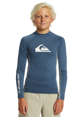 Quiksilver Boys UPF50 Comp LS Rash Vest