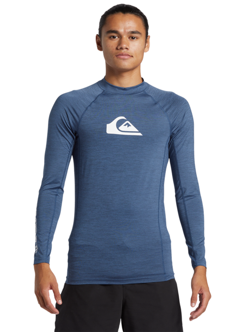 Quiksilver Mens UPF50 Comp LS Rash Vest