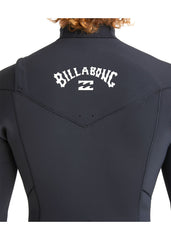 Billabong Mens Absolute Natural 2mm CZ GBS LS Spring Suit Wetsuit S / Black