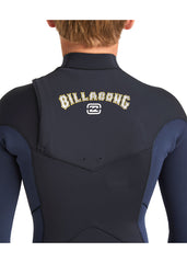 Billabong Boys Absolute Natural 2mm CZ GBS LS Spring Suit Wetsuit 8 / Black/Navy