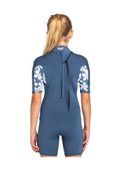 Roxy Girls Swell Series 2mm BZ Spring Suit Wetsuit 4 / Blue