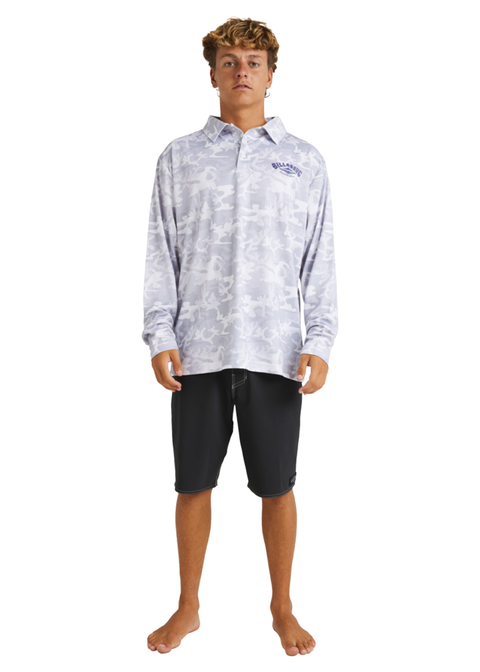 Billabong Mens FISHO UPF50 LS Lifestyle Shirt