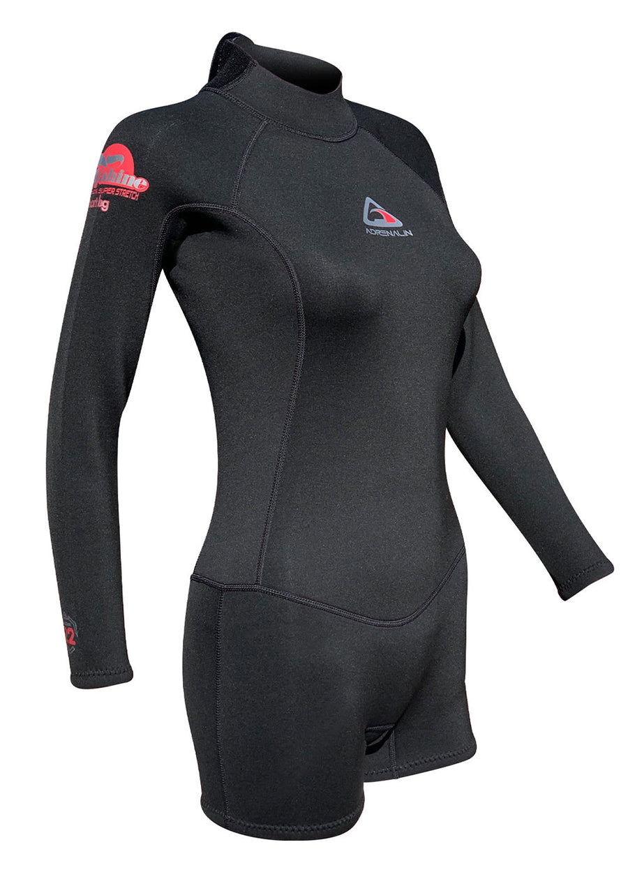 Adrenalin Womens Wahine 2mm Long Sleeve Boy Leg Spring Suit Wetsuit