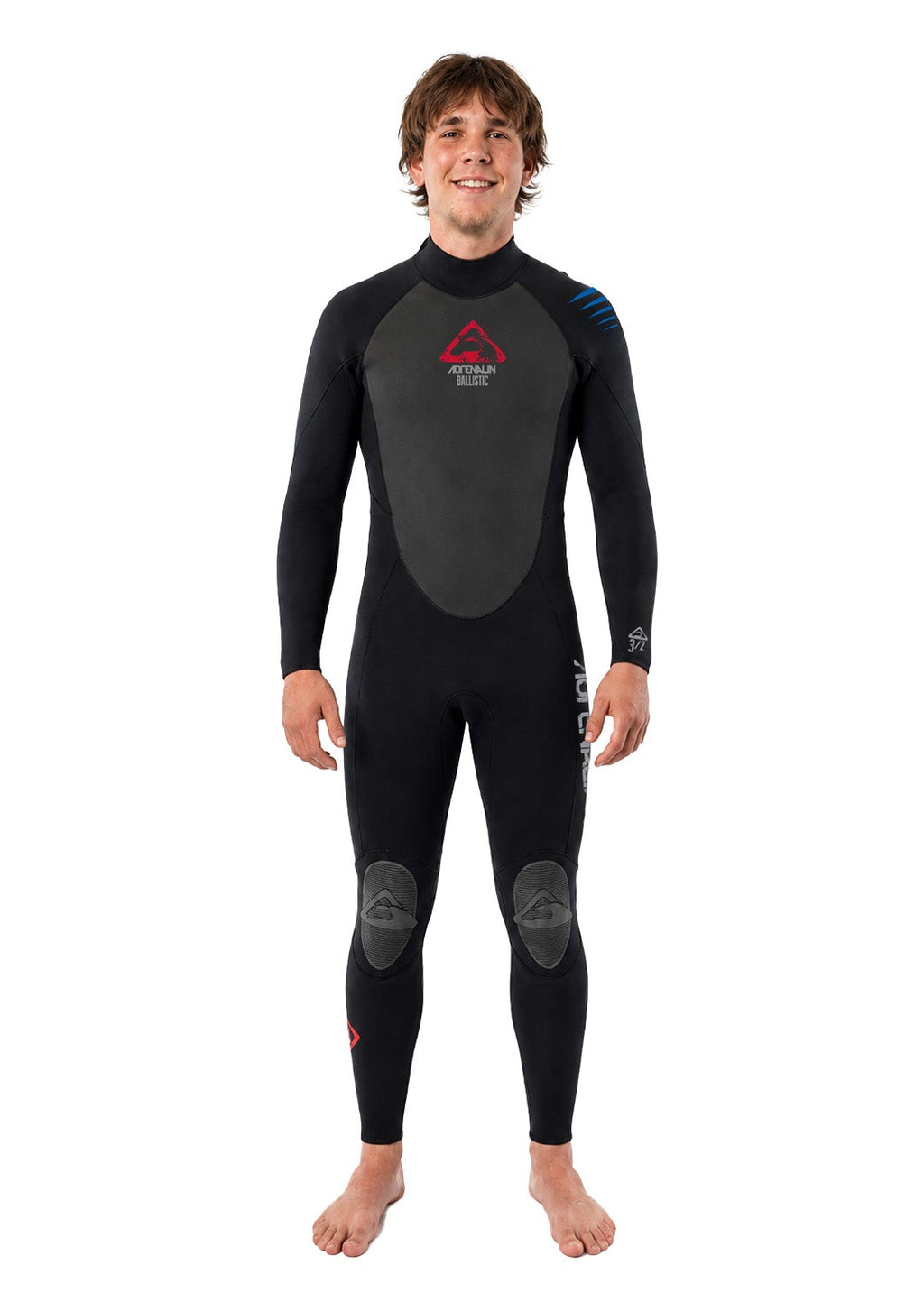 Adrenalin Mens Ballistic Batwing 3/2mm Steamer Wetsuit