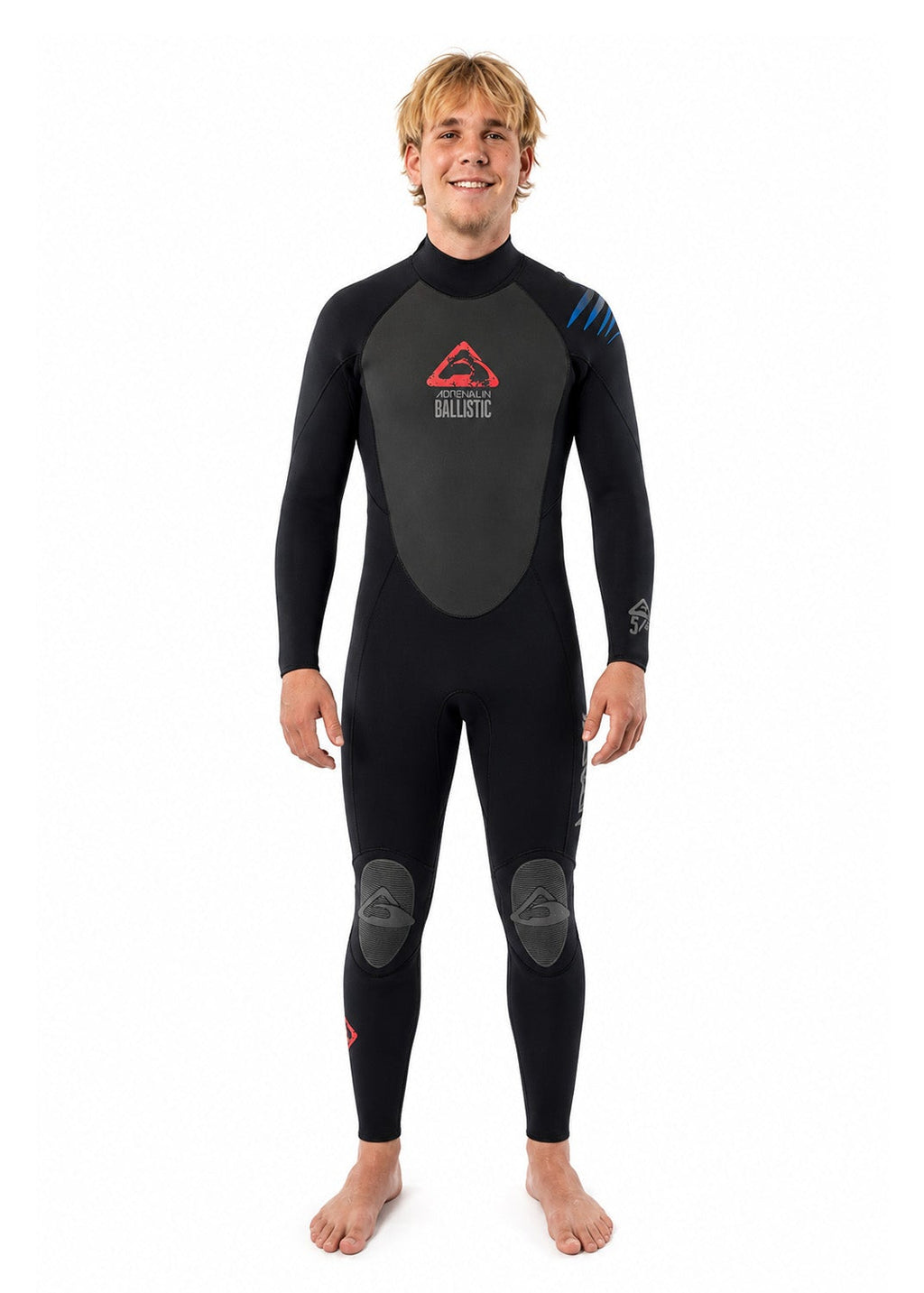 Adrenalin Mens Ballistic Batwing 5/4mm Steamer Wetsuit