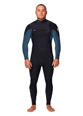 ONeill Mens Hyperfreak Fire 4/3mm Chest Zip Steamer Wetsuit