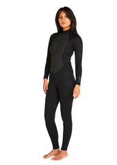 ONeill Womens Factor 3/2mm Back Zip Steamer 4 / Black