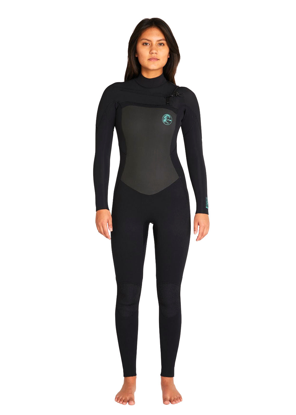 ONeill Womens Focus 4/3mm Chest Zip Steamer