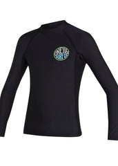 ONeill Boys Reactor UV LS Rash Guard 6 / Black