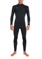 ONeill Mens Hyperfreak Fire Chest Zip Steamer Wetsuit 4/3mm S / Black