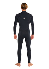 ONeill Mens Hyperfreak Fire Chest Zip Steamer Wetsuit 4/3mm S / Black