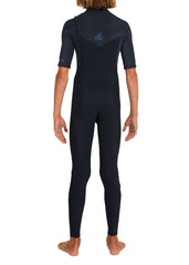 ONeill Boys Hyperfreak CZ 2mm SS Steamer Wetsuit 8 / Black