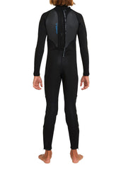 ONeill Boys Reactor 2 3/2mm Back Zip Steamer Wetsuit 6 / Black