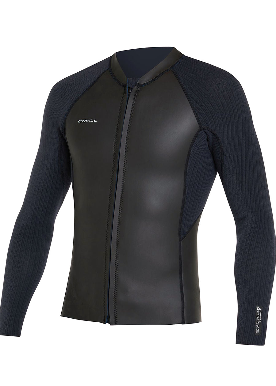 ONeill Mens Hyperfreak 2mm FZ LS Wetsuit Jacket