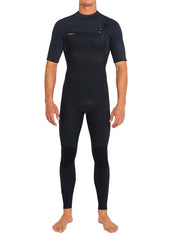 ONeill Mens Hyperfreak 2mm CZ SS Steamer Wetsuit S / Black