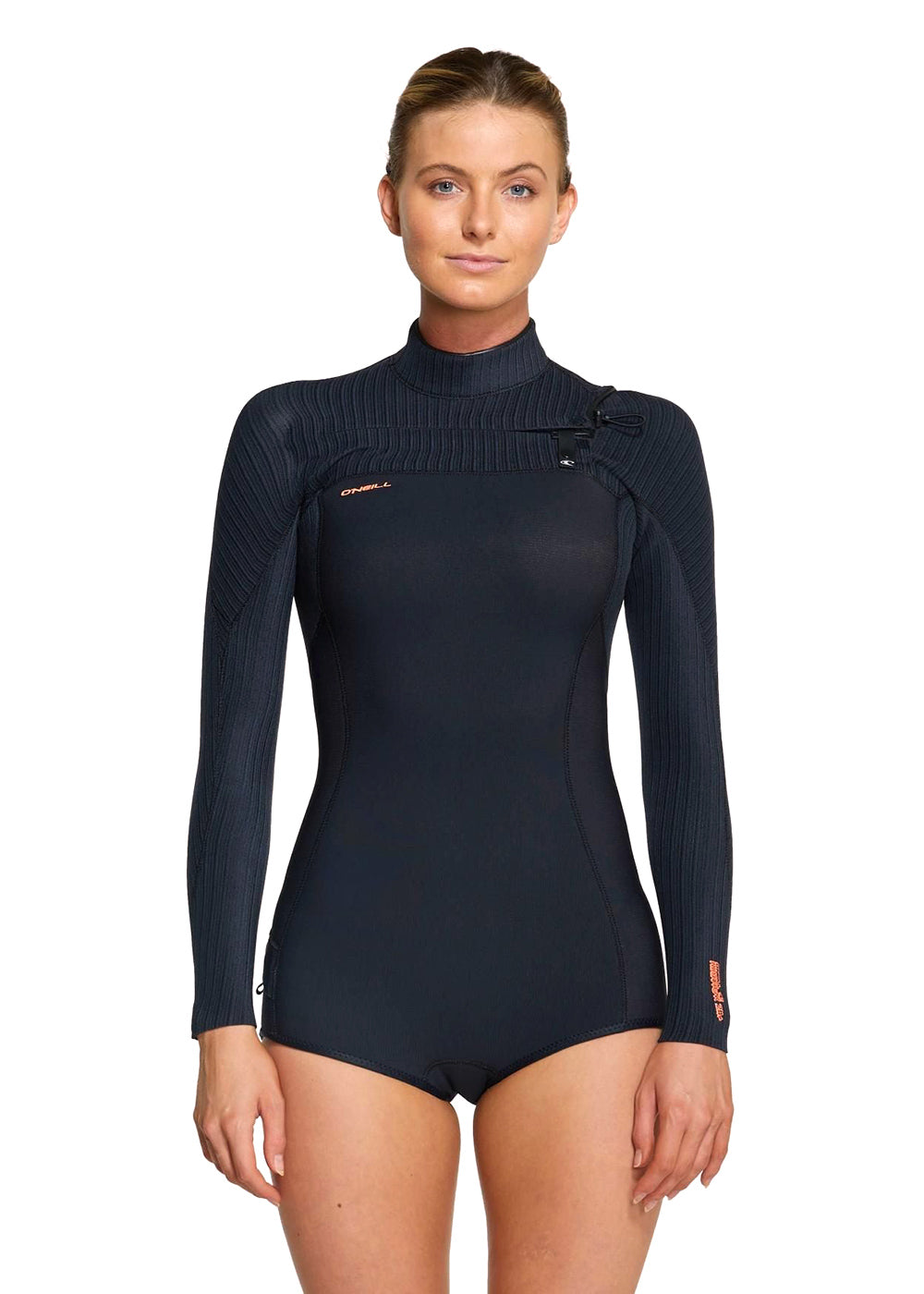 ONeill Womens Hyperfreak 2mm CZ LS Spring Suit Wetsuit 6 / Black