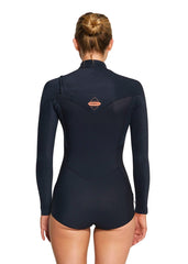 ONeill Womens Hyperfreak 2mm CZ LS Spring Suit Wetsuit 6 / Black