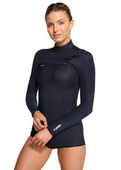 ONeill Womens Hyperfreak 2mm CZ LS Spring Suit Wetsuit 6 / Black