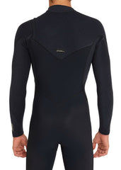 ONeill Mens Hyperfreak 3/2mm+ Chest Zip Steamer Wetsuit S / Black