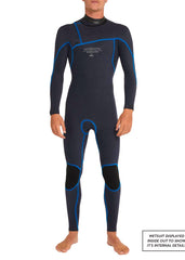 ONeill Mens Hyperfreak 3/2mm+ Chest Zip Steamer Wetsuit S / Black